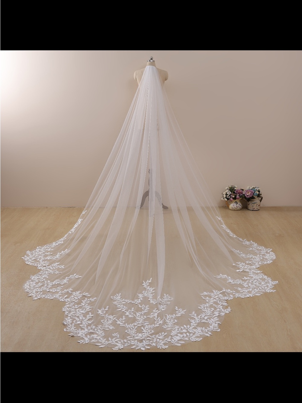 Custom Veil to match Justin Alexander Keegan Dress